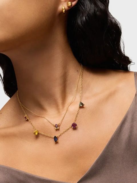 Tous naszyjnik ze srebra pokrytego złotem Color Lab 1004249200