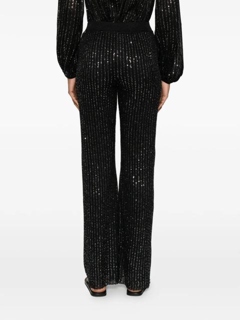 Missoni embellished wide palazzo pants - Black