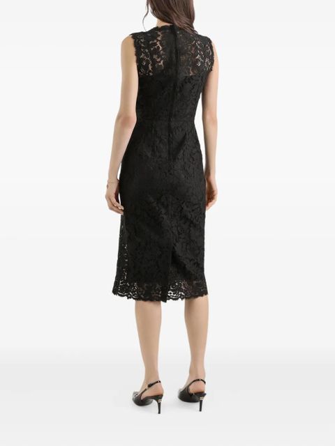 Dolce & Gabbana lace sleeveless midi dress - Black