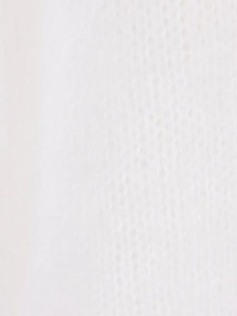 LOEWE embroidered short-sleeved sweater - White