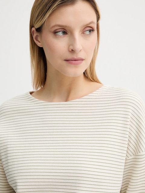 Marc O'Polo longsleeve kolor beżowy 506300352085