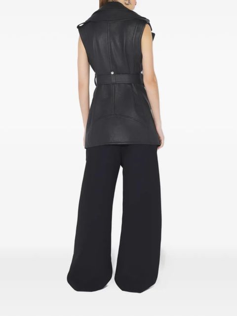 Jean Paul Gaultier leather vest - Black