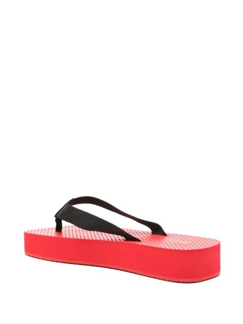 The Row thong-strap flip-flops - Black