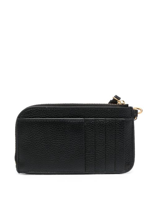 Tory Burch Miller logo-cut card case - Black - zdjęcie produktu nr 2