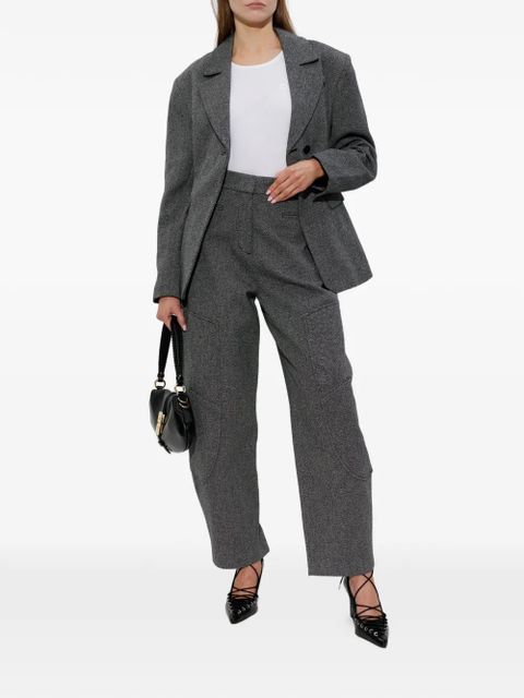 GANNI long-sleeve buttoned blazer - Grey - zdjęcie produktu nr 2