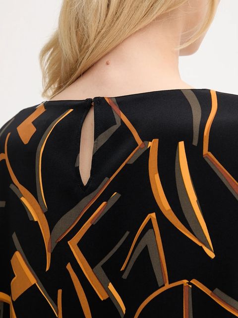 Joseph Ribkoff bluzka damska kolor czarny wzorzysta 253238