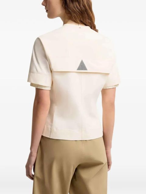 Moncler Grenoble short-sleeved logo T-shirt - White