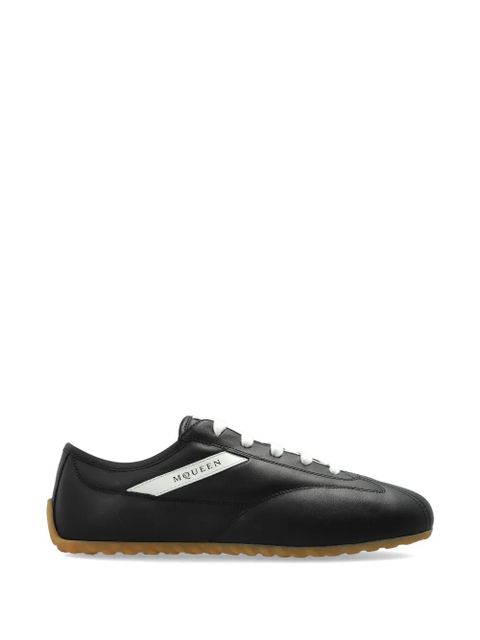 Alexander McQueen Boxe low-top leather sneakers - Black - zdjęcie produktu nr 1