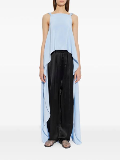 Cult Gaia Etsuko high-low-hem top - Blue