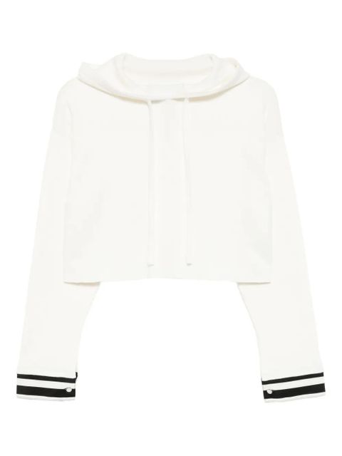 3.1 Phillip Lim knitted hoodie - White - zdjęcie produktu nr 1