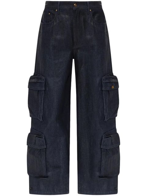 AMIRI wide-leg cargo jeans - Blue - zdjęcie produktu nr 1