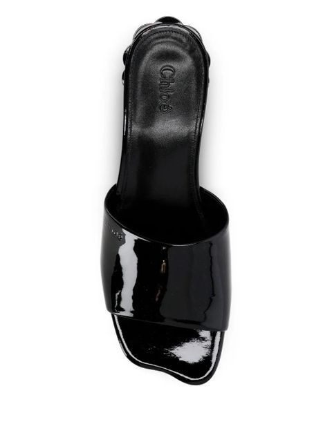 Chloé 25mm leather sandals - Black
