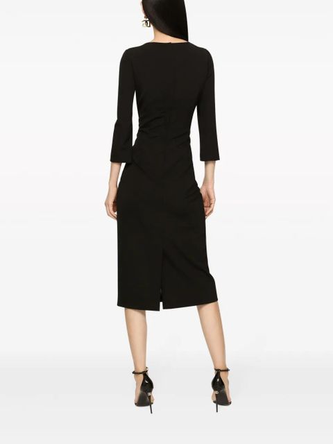 Dolce & Gabbana wool-blend midi dress - Black