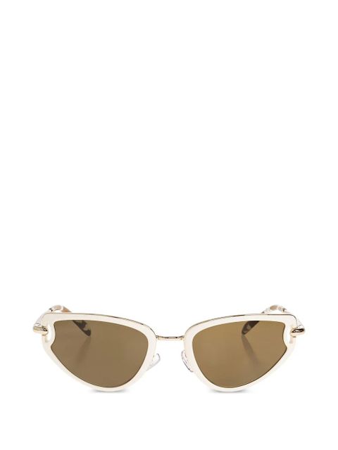 Tory Burch cat eye-frame sunglasses - Brown - zdjęcie produktu nr 1