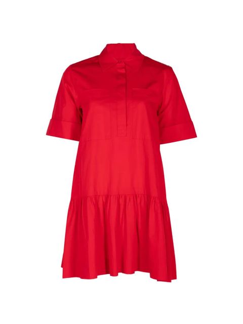 Simkhai Crissy ruffled mini dress - Red - zdjęcie produktu nr 1