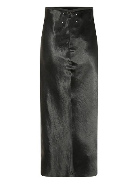Maison Margiela black midi skirt