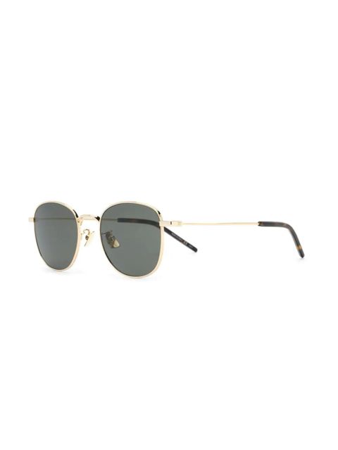 Saint Laurent Eyewear round frame sunglasses - Black - zdjęcie produktu nr 2