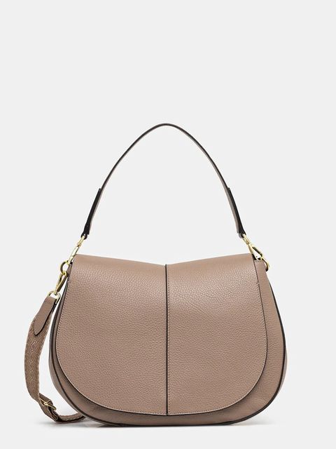 Gianni Chiarini torebka skórzana HELENA ROUND kolor beżowy BS 6037/COMM GRN-NA - zdjęcie produktu nr 1