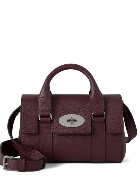Mulberry mini Bayswater turn-lock tote bag - Purple - zdjęcie produktu nr 1