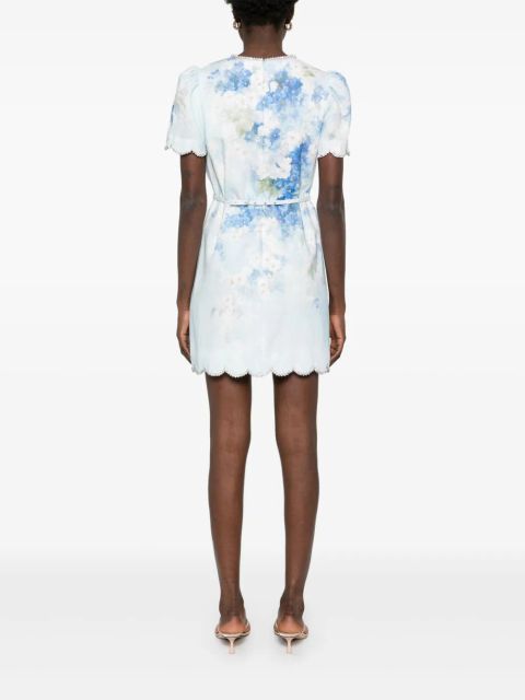 ZIMMERMANN Crush mini dress - Blue