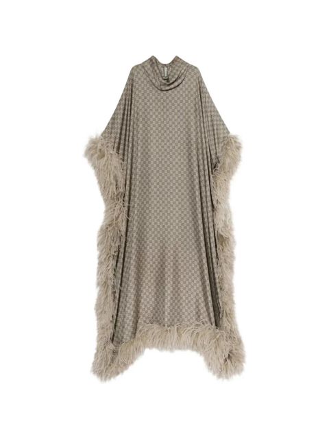 Gucci printed silk maxi dress - Neutrals - zdjęcie produktu nr 1