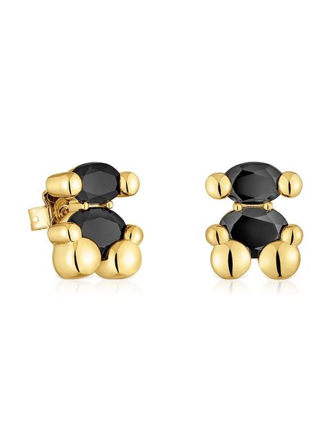 Tous kolczyki ze srebra pokrytego złotem Bold Bear Gem 1004226700 - zdjęcie produktu nr 1