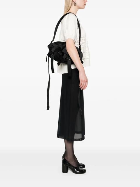 Simone Rocha bow-detailed cross body bag - Black - zdjęcie produktu nr 2