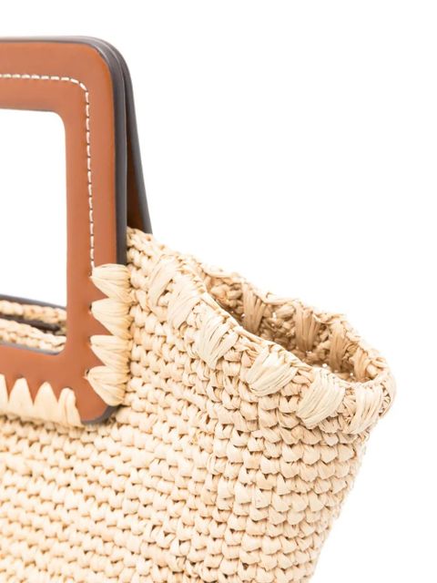 STAUD mini Shirley tote bag - Neutrals
