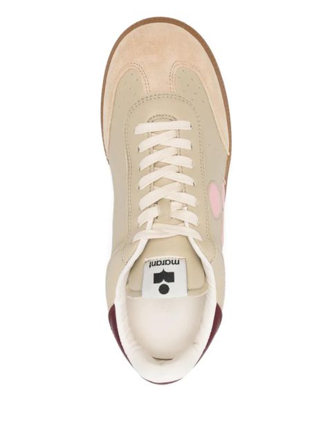ISABEL MARANT logo low-top sneakers - Neutrals