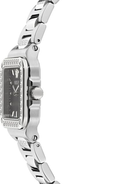 Versace Greca Edge 35mm watch - Black