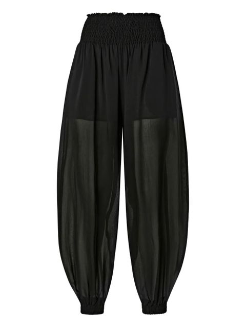 PINKO shirred trousers - Black - zdjęcie produktu nr 1
