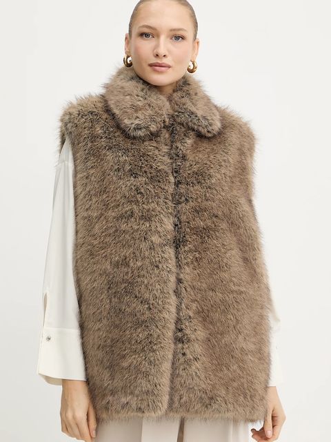 Liu Jo bezrękawnik kolor zielony przejściowy MF5495 E1095 - zdjęcie produktu nr 1