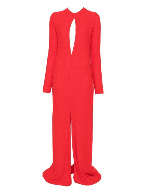 Sportmax cut-out long-sleeve maxi dress - Red - zdjęcie produktu nr 1