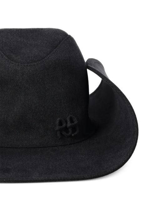 Ruslan Baginskiy embroidered cotton cowboy hat - Black - zdjęcie produktu nr 2