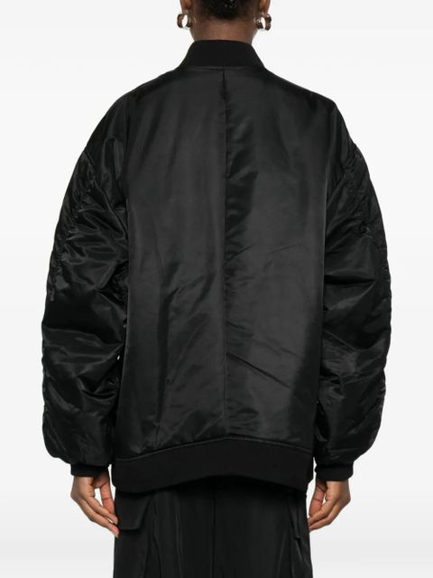 The Frankie Shop Astra zip-fastening bomber jacket - Black