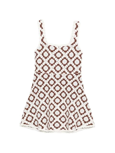 Maje pattern mini dress - Brown - zdjęcie produktu nr 1