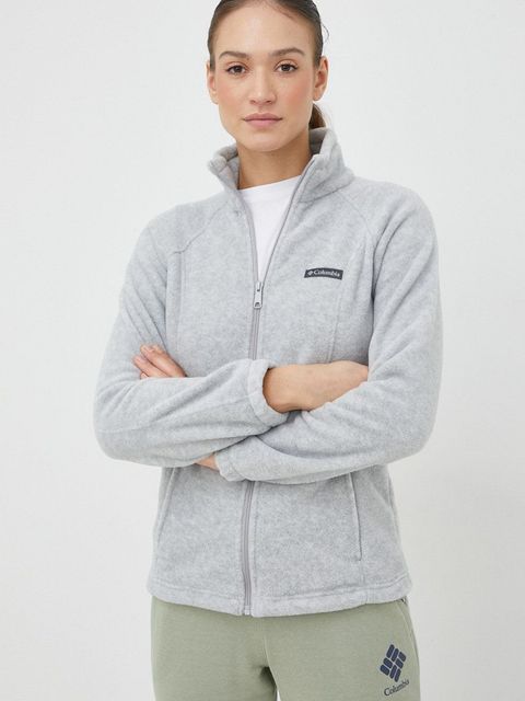 Columbia bluza sportowa Benton Springs kolor szary gładka 1372111 - zdjęcie produktu nr 1