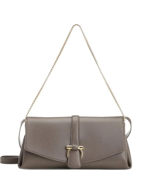 Ferragamo chain-strap flap shoulder bag - Grey - zdjęcie produktu nr 1