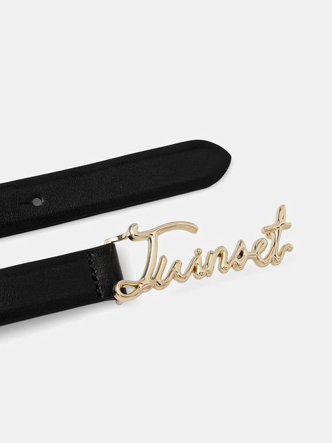 Twinset pasek damski kolor czarny 252TA4080 - zdjęcie produktu nr 2