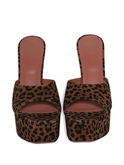 Amina Muaddi Dalida sandals - Brown