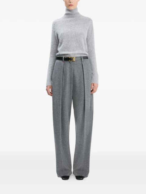 Victoria Beckham Polo neck wool jumper - Grey