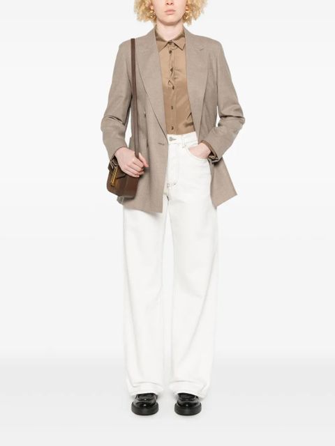 Max Mara double-breasted blazer - Brown - zdjęcie produktu nr 2