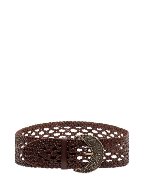 Ba&Sh Balmy woven moon buckle belt - Brown - zdjęcie produktu nr 2