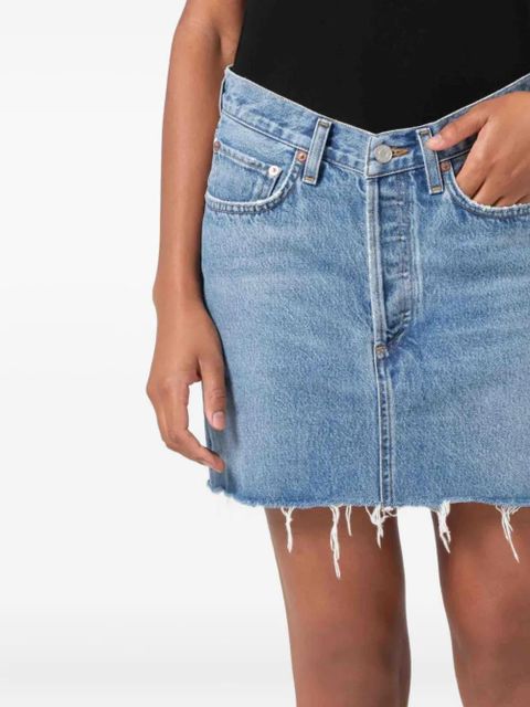 AGOLDE denim mini skirt - Blue - zdjęcie produktu nr 2