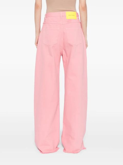 Marques'Almeida Drill Boyfriend trousers - Pink
