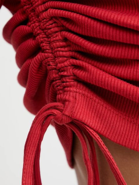 Karl Lagerfeld Jeans longsleeve kolor pomarańczowy B1W17050