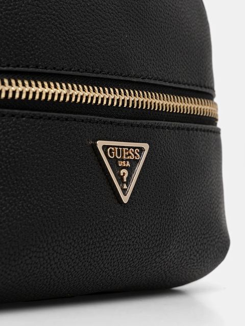 Guess plecak MANHATTAN damski kolor czarny mały gładki HWBG71 18320