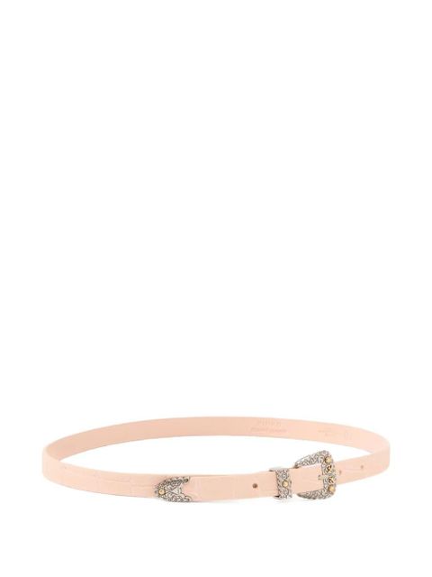 PINKO embossed buckle leather belt - zdjęcie produktu nr 2