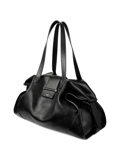 Jimmy Choo Bar Filo leather tote bag - Black