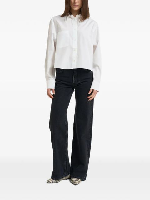 ANINE BING chest-pocket shirt - White - zdjęcie produktu nr 2